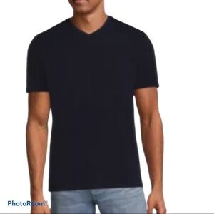 Bench  black Vneck stretch tee M